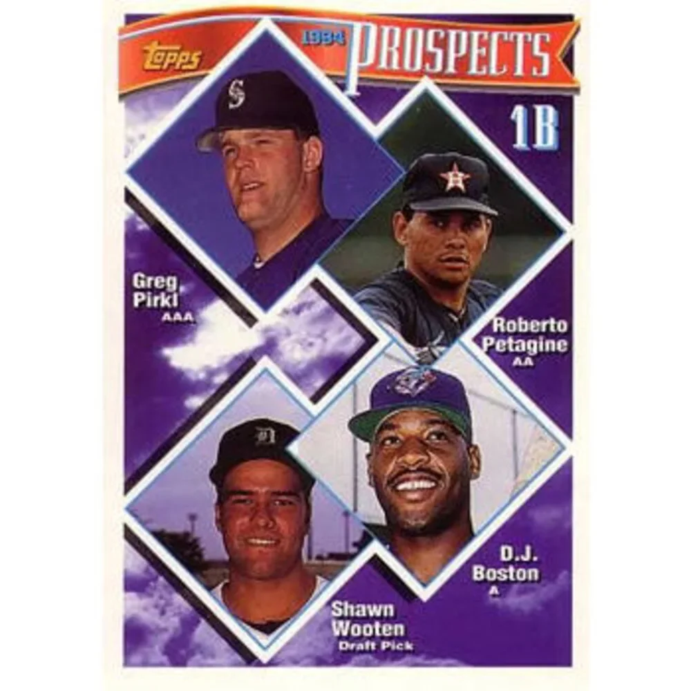 1994 Topps 1B Prospects (Greg/ Roberto/D.J./Shawn) PROS, RC # 448 Detroit Tigers
